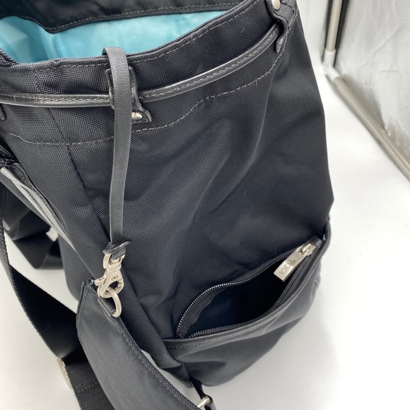 TUMI backpack, bucket Tiffany blue lining - Picture 6 of 8